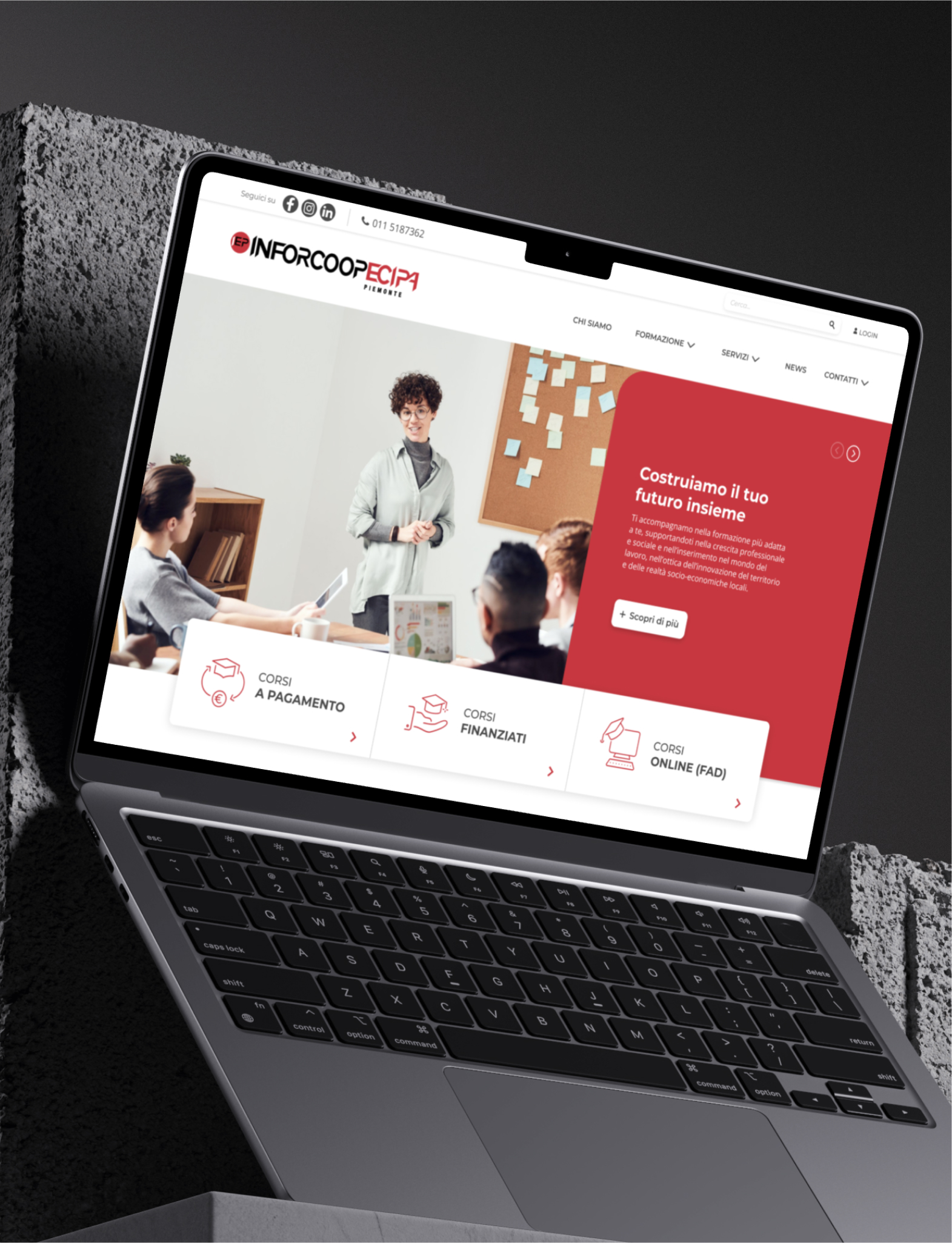Inforcoop Ecipa Piemonte redesign